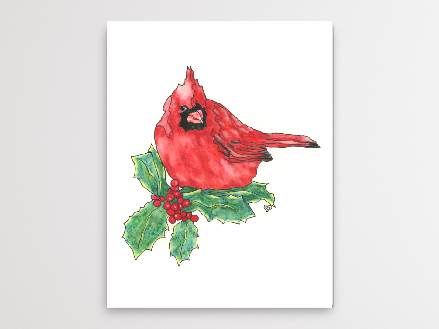 Cardinal Watercolor Print