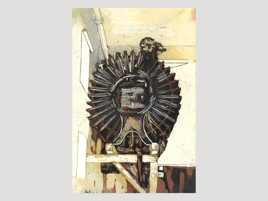 Delaplaine Mill Art Print