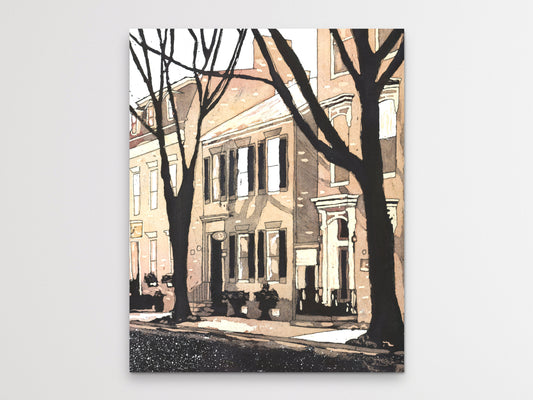 Frederick Street Scene 2 Art Print