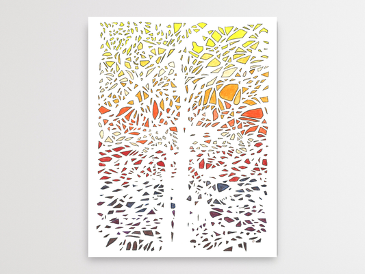 Light Through The Trees Art Print