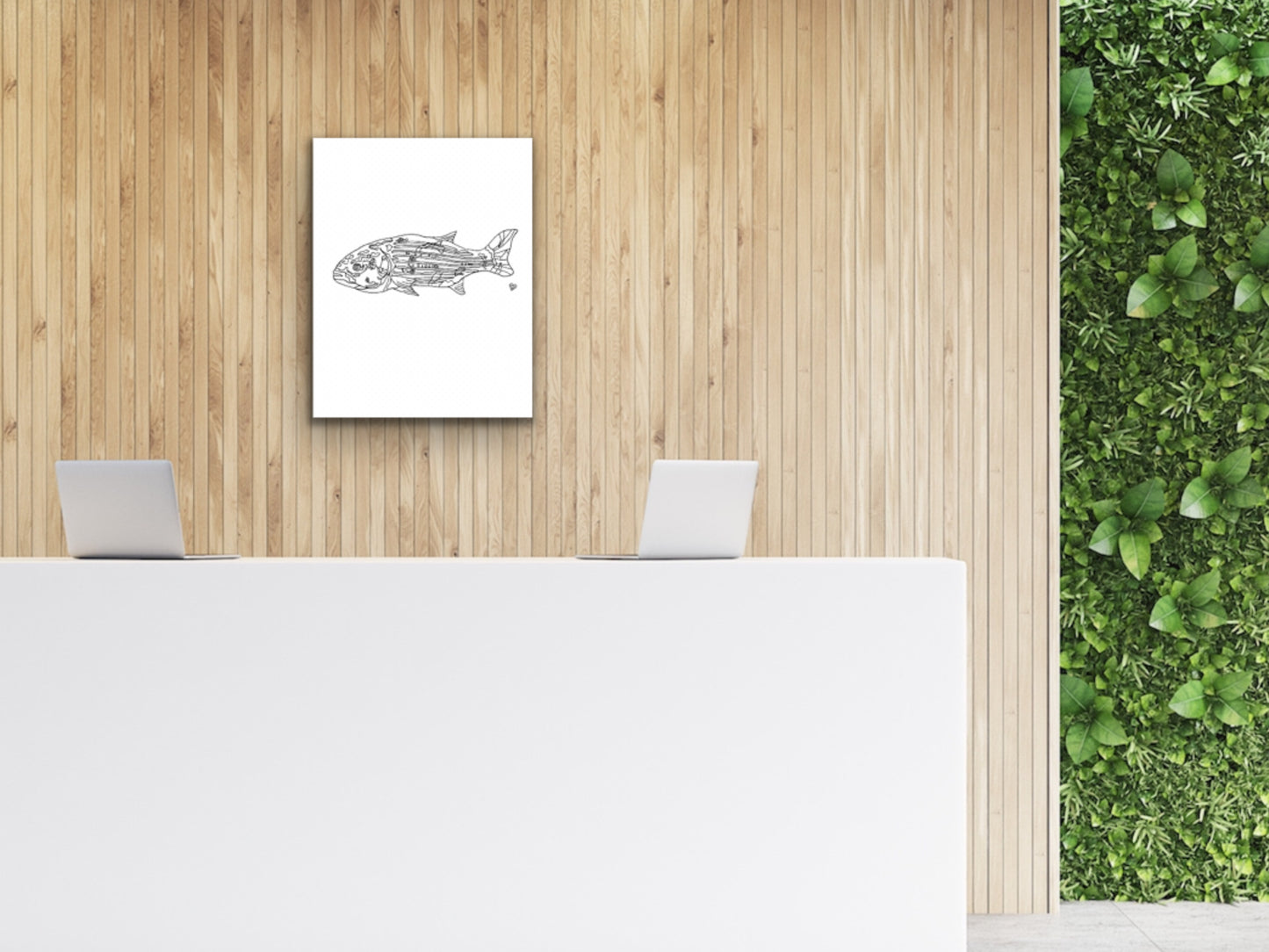Maryland State Fish. Rockfish Art Print. Maryland State Symbol Art