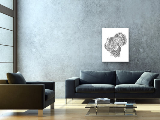 State Art. Wild Turkey Art Print. State Symbol Art