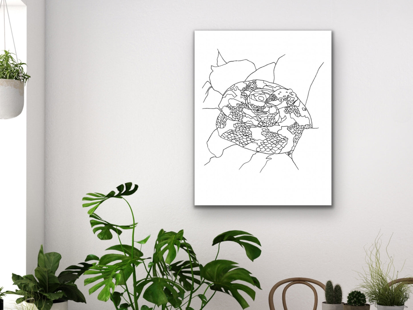 Pennsylvania State Snake. Eastern Timber Rattlesnake Art Print