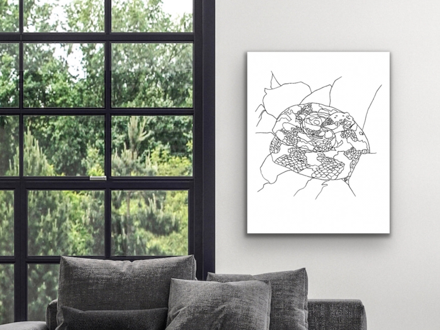 Pennsylvania State Snake. Eastern Timber Rattlesnake Art Print