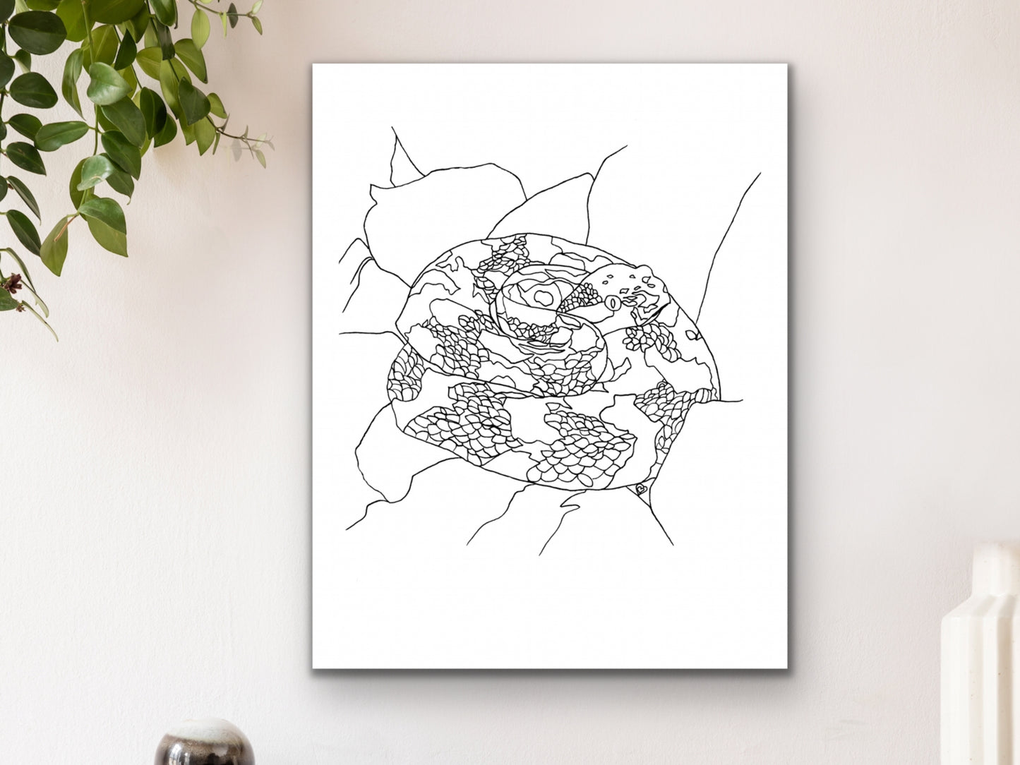 Pennsylvania State Snake. Eastern Timber Rattlesnake Art Print