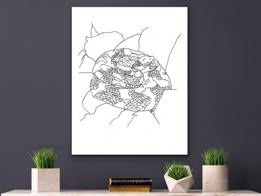 Pennsylvania State Snake. Eastern Timber Rattlesnake Art Print