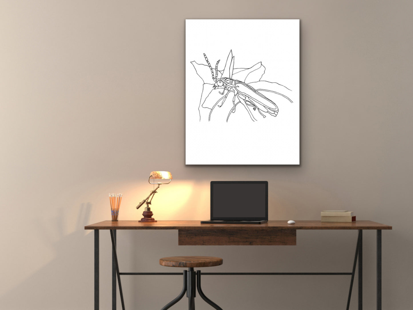 Pennsylvania State Insect. Firefly Art Print. Pennsylvania State Symbol Art