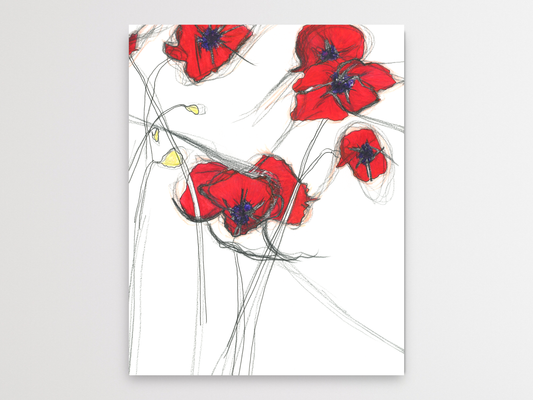 Poppies Art Print