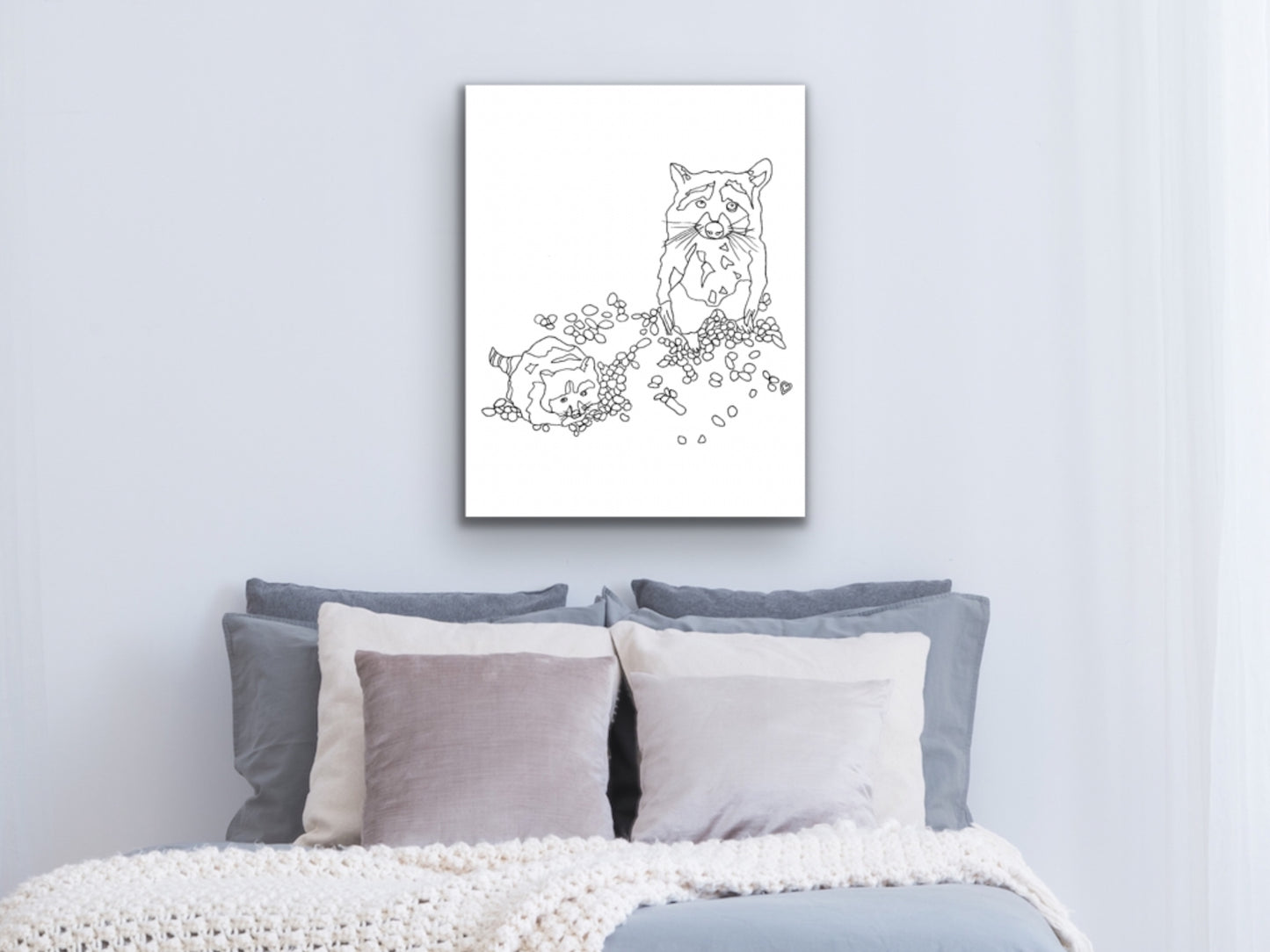 Raccoon Art Print