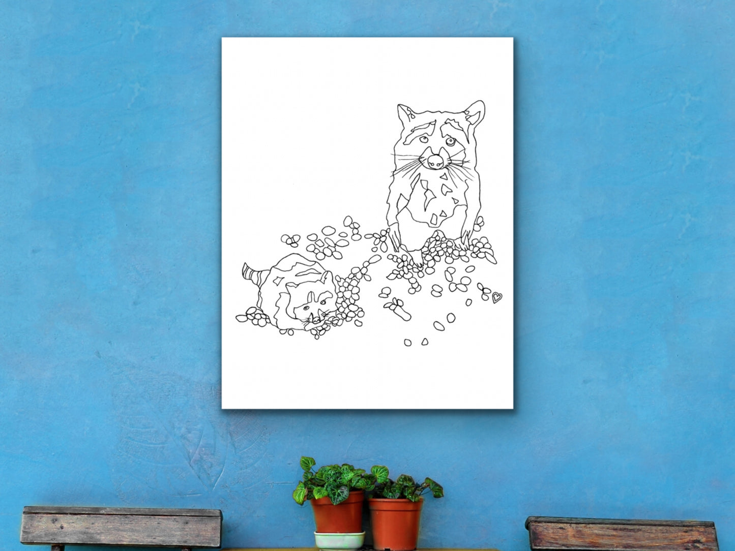 Raccoon Art Print