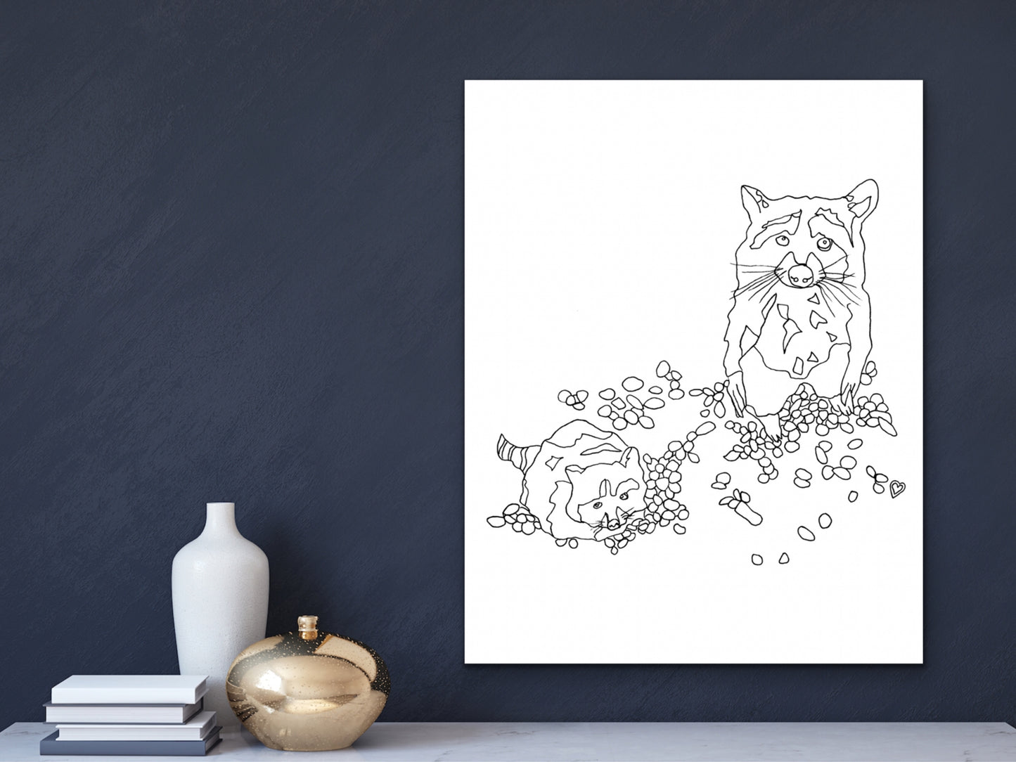 Raccoon Art Print