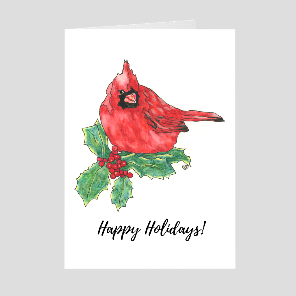 Cardinal Holiday Greeting Card