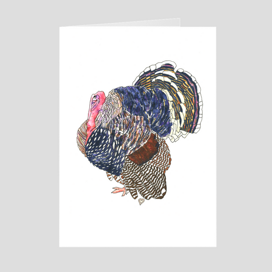Turkey Greeting Card.